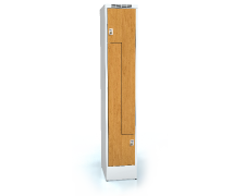 Cloakroom locker Z-shaped doors ALDERA 1920 x 350 x 500